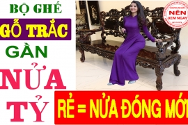 Bộ Ghế Khánh Rồng Gỗ Trắc [[ SẮP TUYỆT CHỦNG ]] - CỰC HIẾM