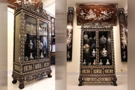 Tủ Bày Đồ Khảm Ốc Đẹp 02