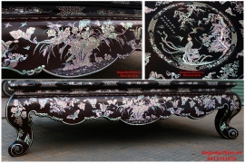 Sập Gụ Khảm ốc 01