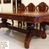 Bộ Bàn Ăn Gỗ Cẩm Lai Chạm Khắc 10 Ghế