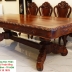 Bộ Bàn Ăn Gỗ Cẩm Lai Chạm Khắc 10 Ghế