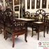 BỘ BÀN GHẾ MÓC TÀU 8 MÓN GỖ GỤ TA...