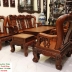 Bộ Bàn Ghế Phòng Khách Gỗ Cẩm Lai 10 Món Tay 14 Chạm Đào Cực Đẹp