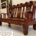 Bộ Bàn Ghế Phòng Khách Gỗ Cẩm Lai 10 Món Tay 14 Chạm Đào Cực Đẹp