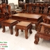 Bộ Bàn Ghế Phòng Khách Gỗ Cẩm Lai 10 Món Tay 14 Chạm Đào Cực Đẹp