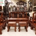 Bộ Bàn Ghế Phòng Khách Gỗ Cẩm Lai 10 Món Tay 14 Chạm Đào Cực Đẹp