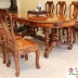 BỘ BÀN ĂN GỖ CẨM NU 8 GHẾ