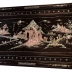TRANH GỖ GỤ KHẢM ỐC [[  THIÊN HẠ THÁI BÌNH ]]