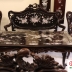 BỘ BÀN LOUIS GỖ GỤ KHẢM ỐC ĐẸP