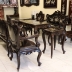 BỘ BÀN LOUIS GỖ GỤ KHẢM ỐC ĐẸP