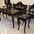 BỘ BÀN LOUIS GỖ GỤ KHẢM ỐC ĐẸP