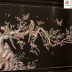 TRANH GỖ GỤ KHẢM ỐC - ( UYÊN ƯƠNG HỘI TỤ,PHÚ QUÝ BẠC ĐẦU )