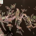 TRANH GỖ GỤ KHẢM ỐC - ( UYÊN ƯƠNG HỘI TỤ,PHÚ QUÝ BẠC ĐẦU )