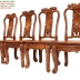 BỘ BÀN ĂN GỖ CẨM NU 8 GHẾ CHẠM KHẮC ĐẸP