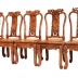BỘ BÀN ĂN GỖ CẨM NU 8 GHẾ CHẠM KHẮC ĐẸP