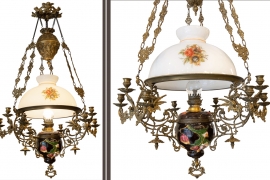	ĐÈN RỒNG 3 DÂY CỦA PHÁP 1892