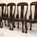 BÀN ĂN MẶT ĐÁ 8 GHẾ GỖ GỤ