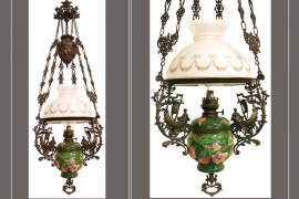 ĐÈN 3 DÂY CỦA PHÁP CHUẨN CỔ XỊN { ĐÈN THUYỀN }