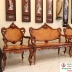 BỘ BÀN GHẾ LOUIS CẨM NU SIÊU ĐẸP MS01