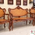BỘ BÀN GHẾ LOUIS CẨM NU SIÊU ĐẸP MS01