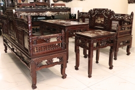 TRƯỜNG KỶ HUẾ GỖ CẨM CHẠM KHẮC KHẢM NỔI ĐẸP LOẠI ĐẶC BIỆT