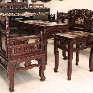 TRƯỜNG KỶ HUẾ GỖ CẨM CHẠM KHẮC KHẢM NỔI ĐẸP LOẠI ĐẶC BIỆT