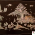TRANH GỖ GỤ KHẢM ỐC ĐẸP ( CHỢ QUÊ )