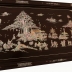 TRANH GỖ GỤ KHẢM ỐC ĐẸP ( CHỢ QUÊ )