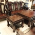 BỘ BÀN GHẾ PHÒNG KHÁCH GỖ TRẮC 10 MÓN TAY 12 CHẠM VOI CỰC HIẾM