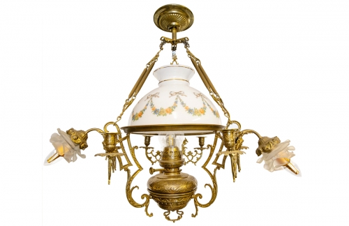 ĐÈN 3 DÂY CHÓA SỨ MS01