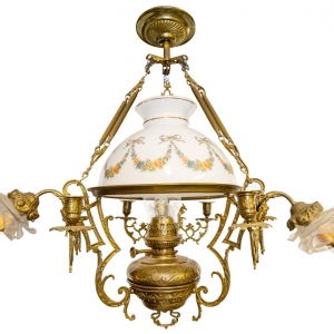 ĐÈN 3 DÂY CHÓA SỨ MS01