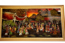 TRANH SƠN MÀI THẾP VÀNG - Hội Chùa Xuân - [[ Phiên Bản Đặc Biệt ]]