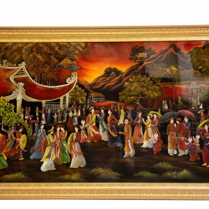TRANH SƠN MÀI THẾP VÀNG - Hội Chùa Xuân - [[ Phiên Bản Đặc Biệt ]]