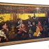 TRANH SƠN MÀI THẾP VÀNG LOẠI TO