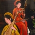 TRANH SƠN MÀI THẾP VÀNG LOẠI TO