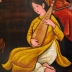 TRANH SƠN MÀI THẾP VÀNG LOẠI TO