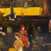 TRANH SƠN MÀI THẾP VÀNG LOẠI TO