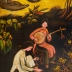 TRANH SƠN MÀI THẾP VÀNG LOẠI TO