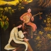 TRANH SƠN MÀI THẾP VÀNG LOẠI TO