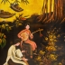 TRANH SƠN MÀI THẾP VÀNG LOẠI TO