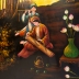 TRANH SƠN MÀI THẾP VÀNG LOẠI TO