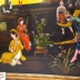 TRANH SƠN MÀI THẾP VÀNG LOẠI TO