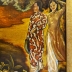 TRANH SƠN MÀI THẾP VÀNG {ms01}