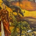 TRANH SƠN MÀI THẾP VÀNG {ms01}