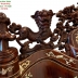 Cuốn Thư Gỗ Cẩm Lai - Khảm Ốc Nổi Độc Đáo - Chế Tác Bởi Những Nghệ Nhân Huế (Rất Hiếm, Đáng Sưu Tầm)