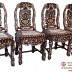 MẪU BÀN ĂN GỖ CẨM LAI KHẢM ỐC ĐẸP