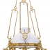 ĐÈN 3 DÂY CỦA PHÁP CHÓA SỨ TRẮNG ( Chóa 40 cm )