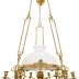ĐÈN 3 DÂY CỦA PHÁP CHÓA SỨ TRẮNG ( Chóa 40 cm )
