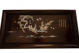 TRANH KHẢM ỐC MAI ĐIỂU 