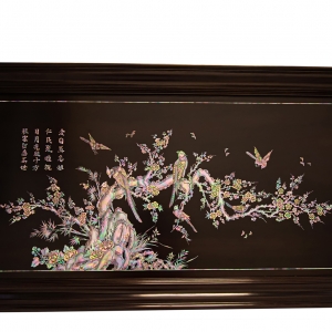TRANH GỖ GỤ KHẢM ỐC XÀ CỪ ĐẸP